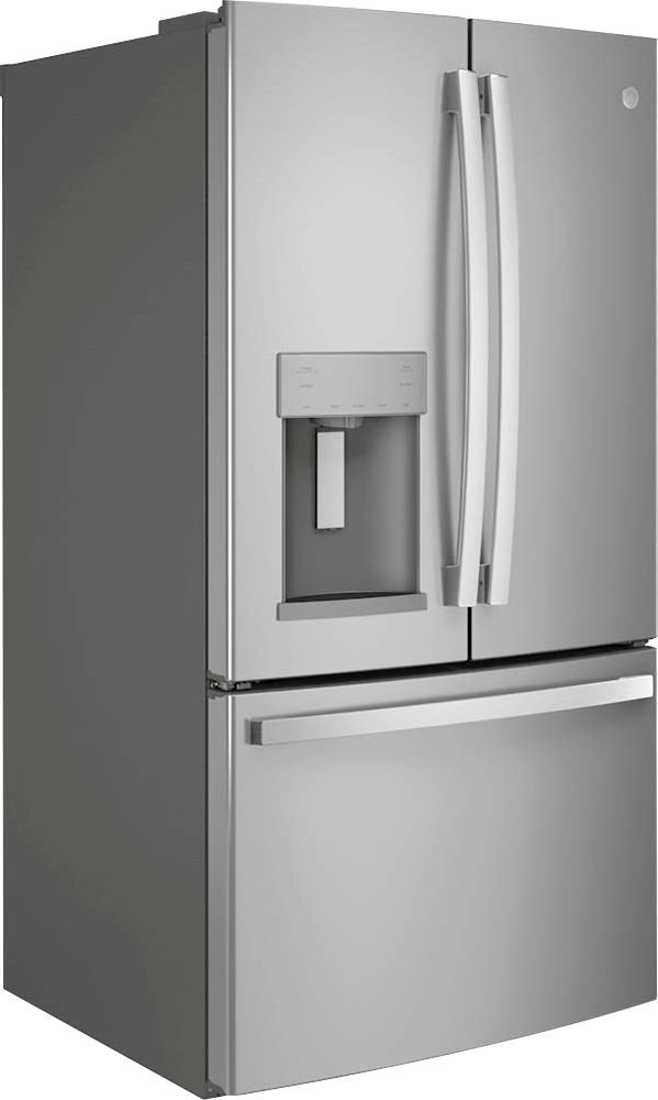 GE - 27.7 Cu. Ft. French Door Refrigerator - Stainless Steel