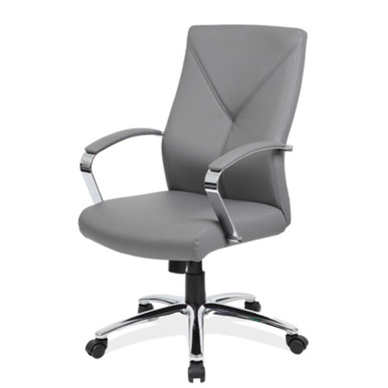 OfficeSource Boxero Executive High Back Chair with Chrome Frame