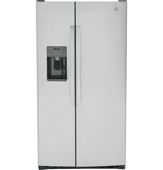 GE 25.3 Cu. Ft. Side-by-Side Refrigerator - Stainless Steel