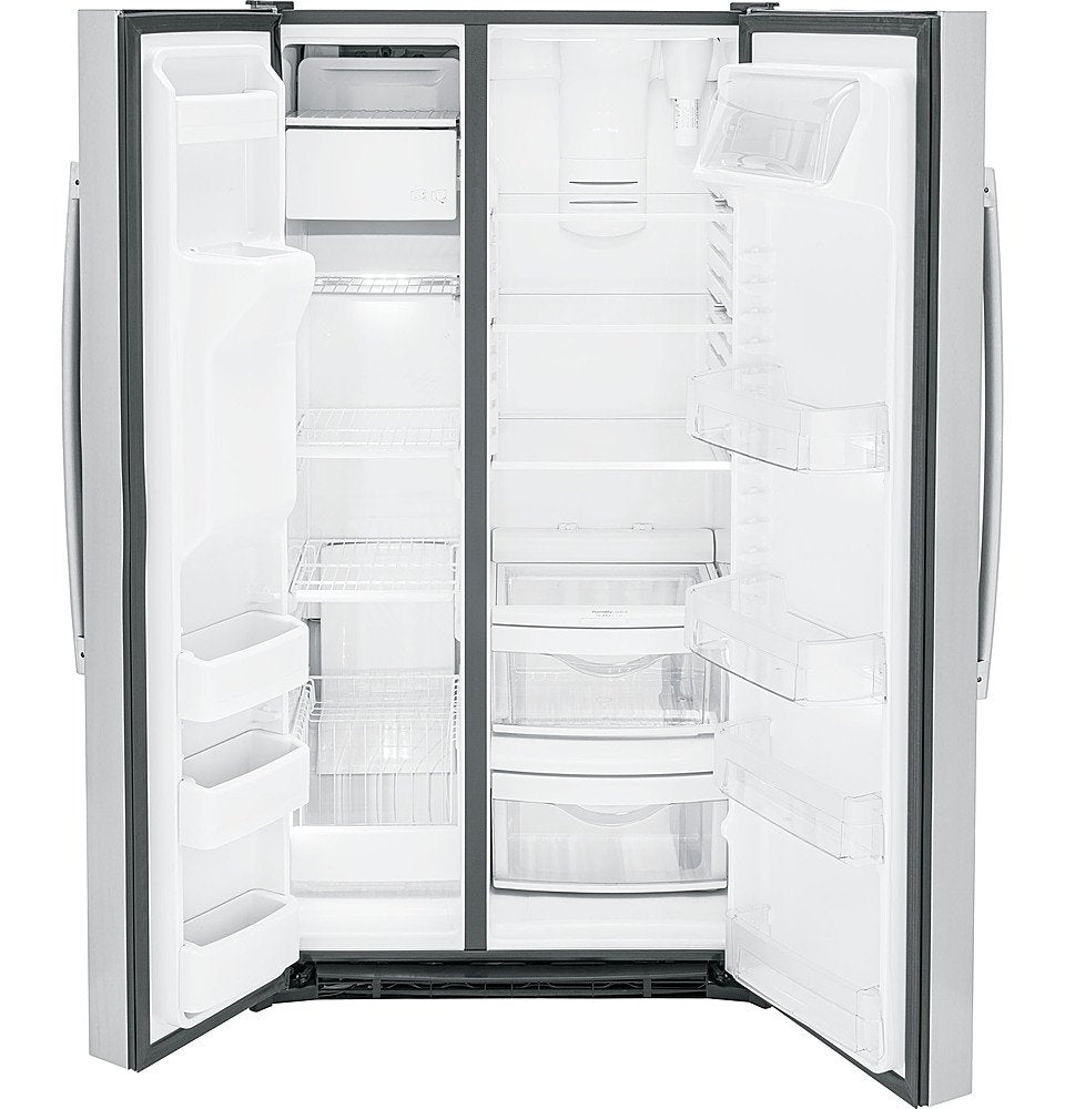 GE 25.3 Cu. Ft. Side-by-Side Refrigerator - Stainless Steel