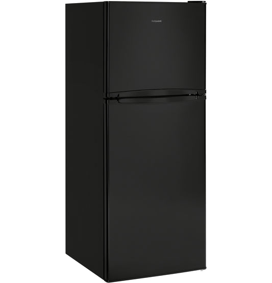 Hotpoint 9.7 Cu. Ft. Counter-Depth Top-Freezer Refrigerator - Black