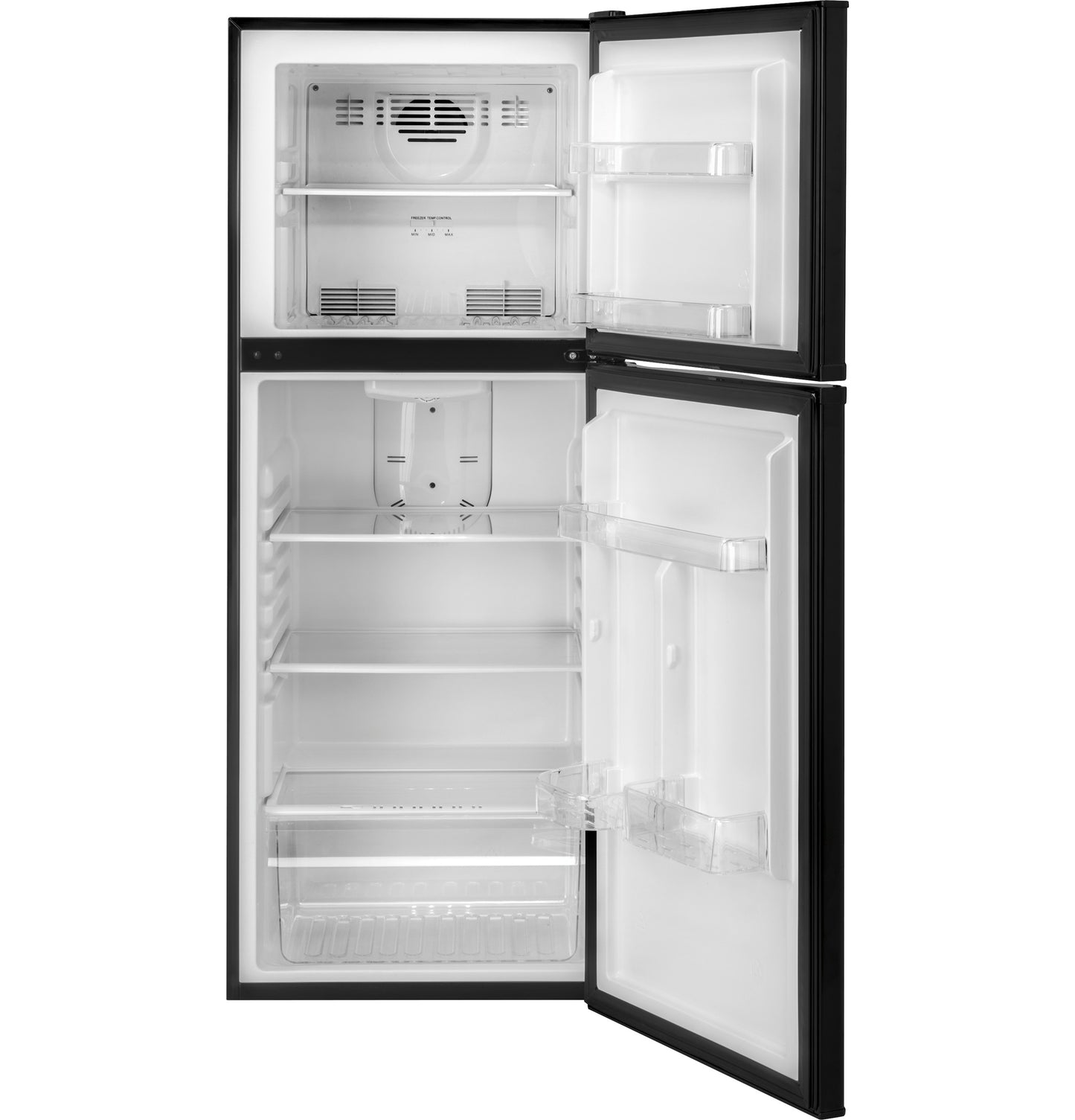 Hotpoint 9.7 Cu. Ft. Counter-Depth Top-Freezer Refrigerator - Black