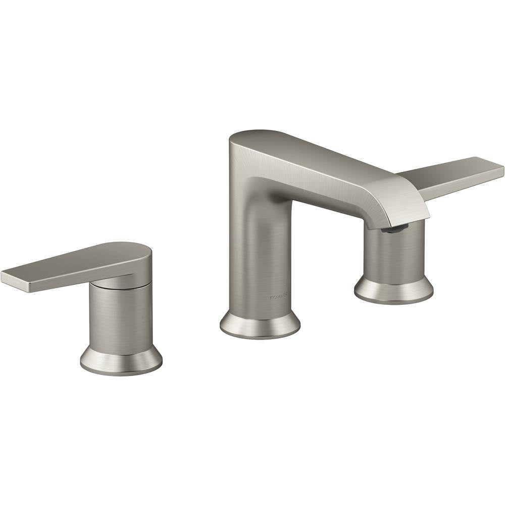 Kohler Hint Widespread Bathroom Faucet - Vibrant Brushed Nickel 97093-4-BN