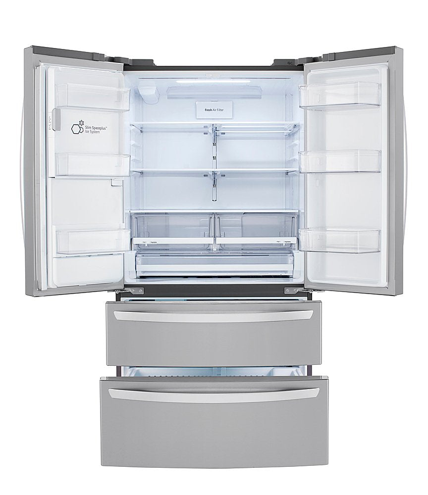 LG 28 Cu. Ft. 4-Door French Door Smart Refrigerator with Dual Ice Makers