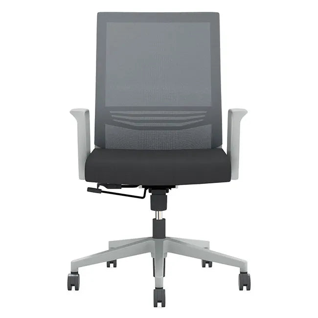 Office Source Oslo Mid Back Mesh Conference Chair with Fixed Arms