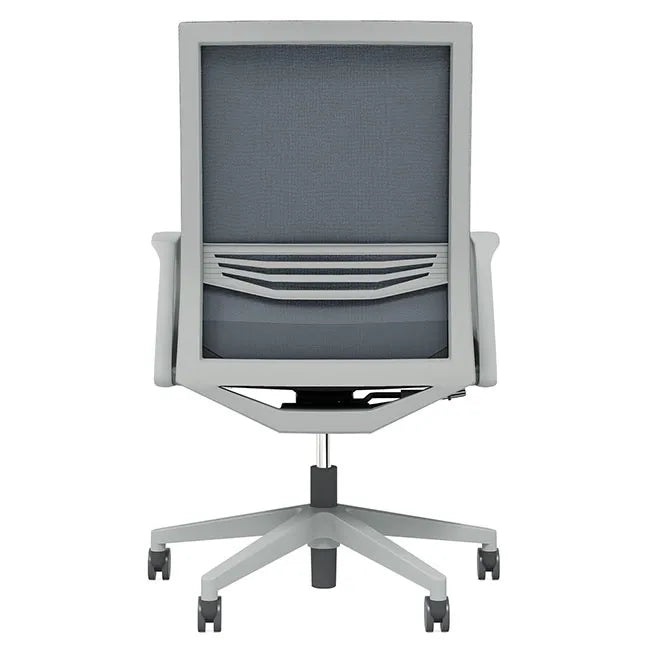 Office Source Oslo Mid Back Mesh Conference Chair with Fixed Arms