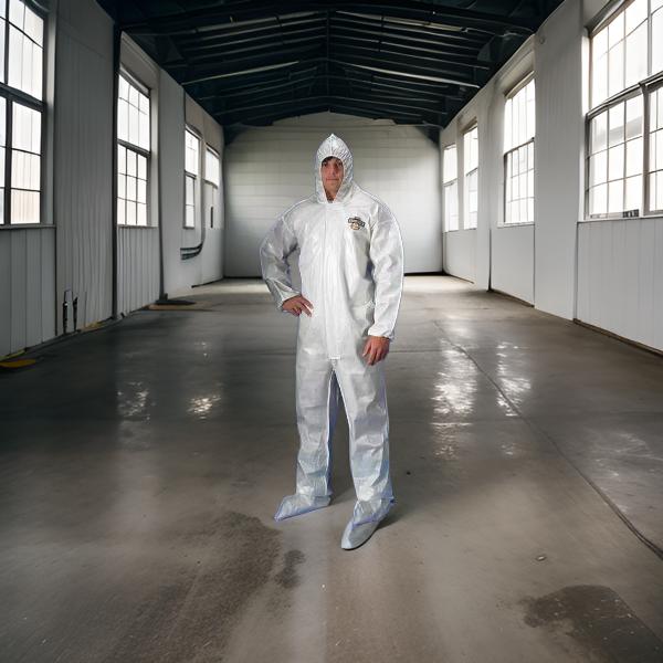 ChemMax 2 Chemical Protective Suit with Saranex 23P Barrier - Size 2X, 12/Case