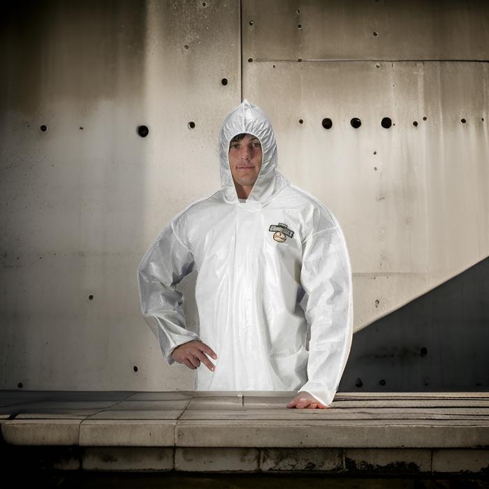 ChemMax 2 Chemical Protective Suit with Saranex 23P Barrier - Size 2X, 12/Case