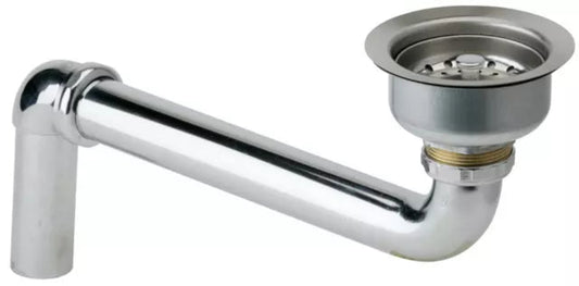 Elkay LKAD35 Chrome ADA 3.5" Drain Opening w/ Basket Strainer, Stainless Steel