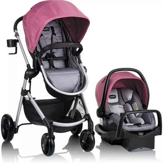 Evenflo Pivot Modular Travel System with LiteMax Infant Car Seat - Ultra-Compact Design