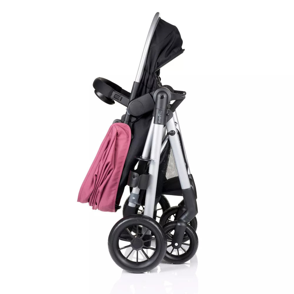 Evenflo Pivot Modular Travel System with LiteMax Infant Car Seat - Ultra-Compact Design