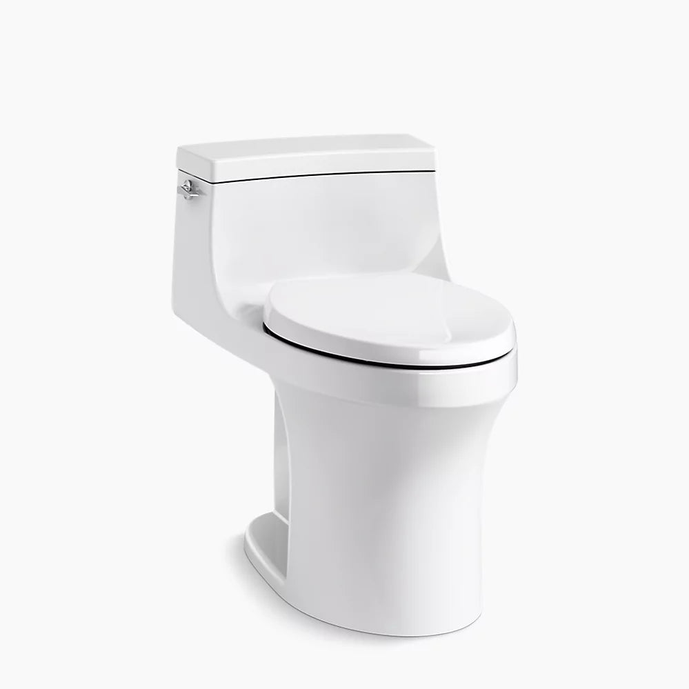 KOHLER San Souci Comfort Height One-Piece Compact Elongated Toilet, Black K-5172