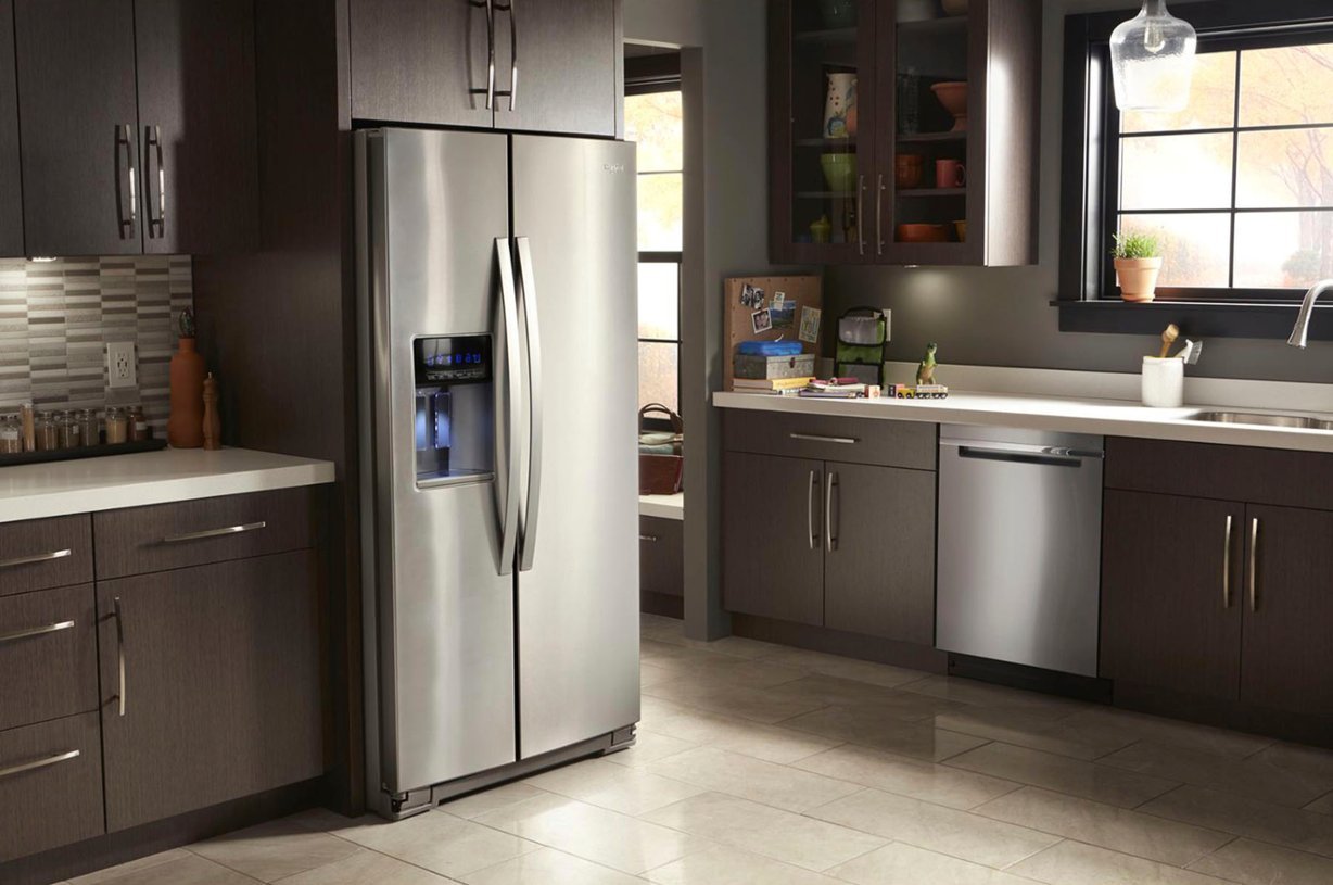 Whirlpool 28.4 Cu. Ft. Side-by-Side Refrigerator - Stainless Steel